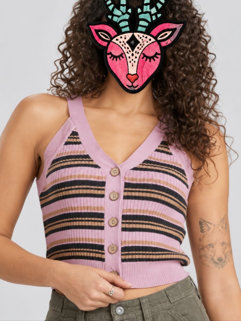 UNIONBAY’s Colorado Stripe Sweater Tank.  Junior XL , NWT